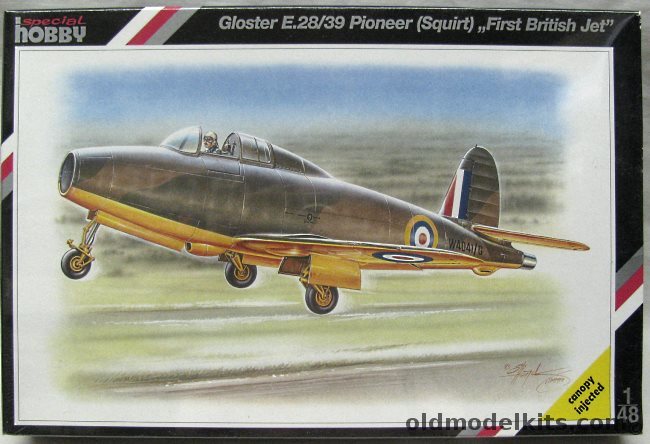 Special Hobby 1/48 Gloster e.28/39 Pioneer 'Squirt' - (E-28 39) First British Jet, SH48017 plastic model kit